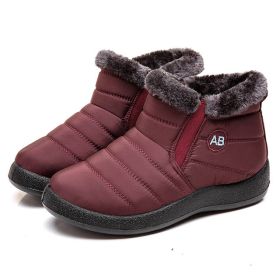 YAERNIWomen Boots 2022 New Waterproof Snow Boots For Winter Shoes Women Casual Lightweight Ankle Botas Mujer Warm Winter Boots