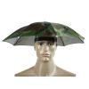 55cm Foldable Headwear Umbrella Fishing Hiking Hat Cap Camping Headwear Camo