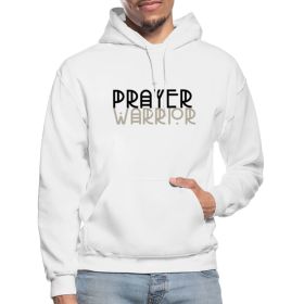 Mens Hoodie - Pullover Hooded Shirt / Prayer Warrior