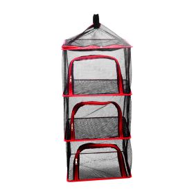 Outdoor Folding Square Hanging Network (Option: Red-39x39x100cm)